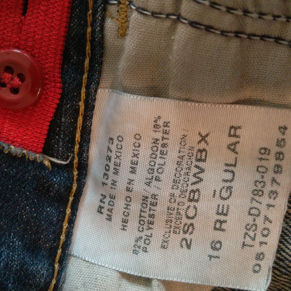 Wrangler Indigo Denim Jean Shorts - Picture 7 of 9